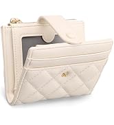Amazon.com: GAEKEAO Small Wallet for Women Slim Bifold Leather